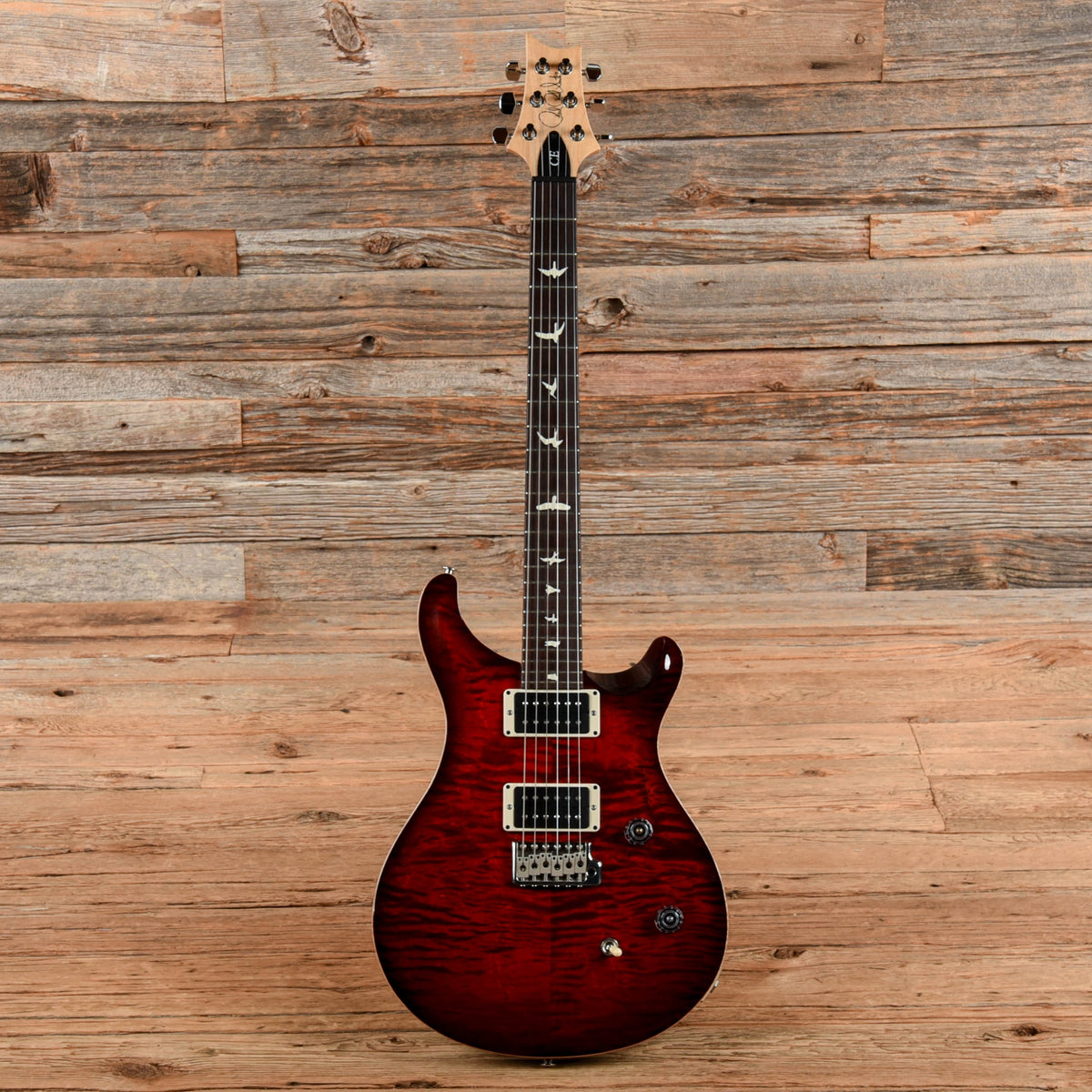 PRS CE 24 Fire Red Burst 2024 - View 4 | MusicMarket