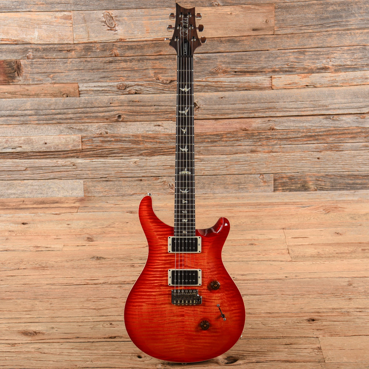 PRS Custom 24 10-Top Blood Orange 2016 - View 4 | MusicMarket