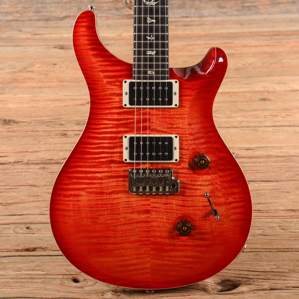 PRS Custom 24 10-Top Blood Orange 2016 - MusicMarket