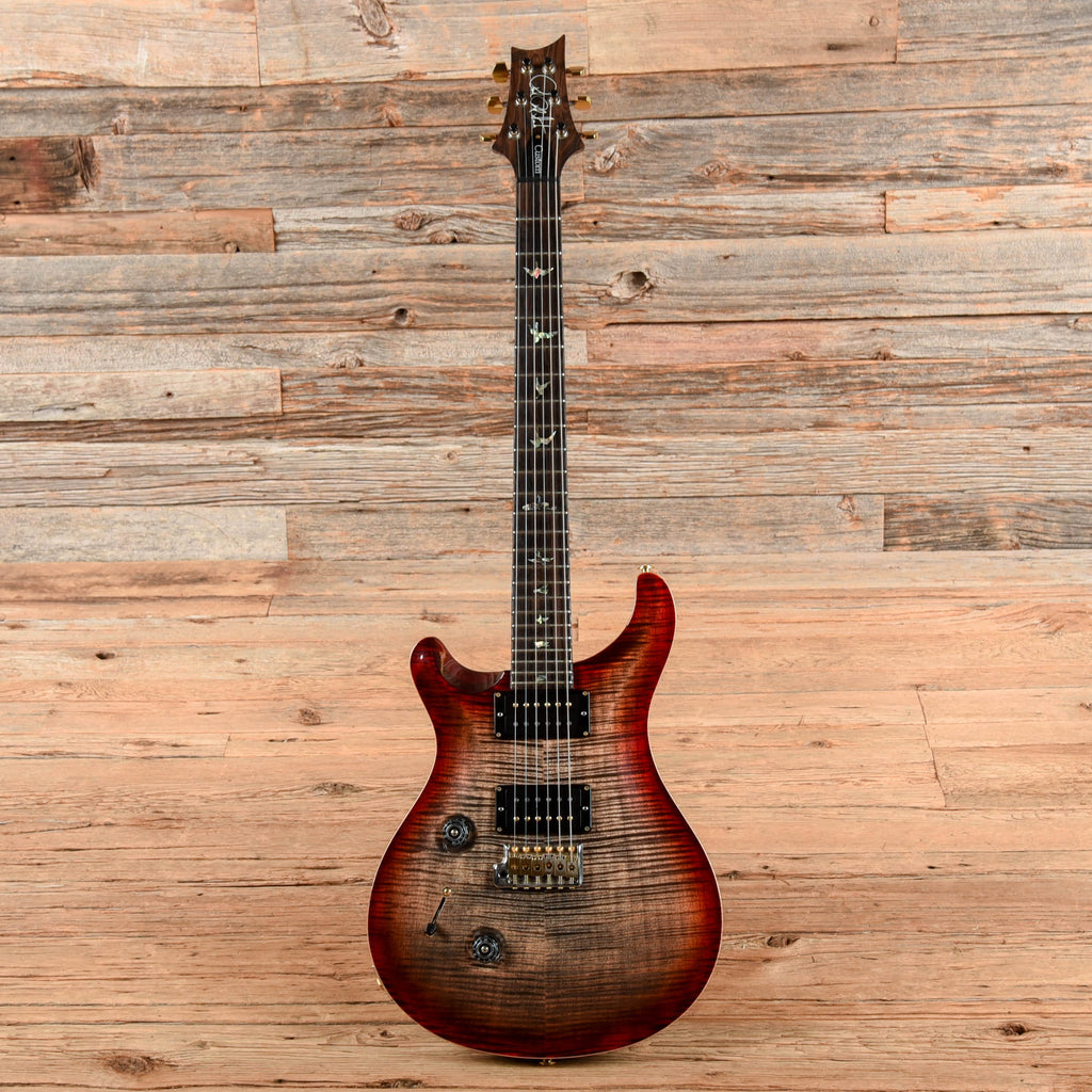 PRS Custom 24 10-Top Cherry Charcoal Burst 2018 LEFTY - View 4 | MusicMarket