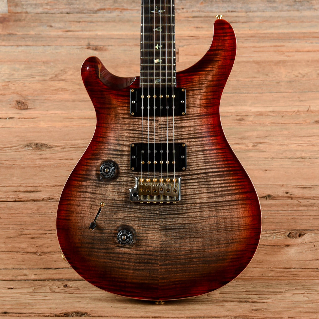 PRS Custom 24 10-Top Cherry Charcoal Burst 2018 LEFTY - MusicMarket