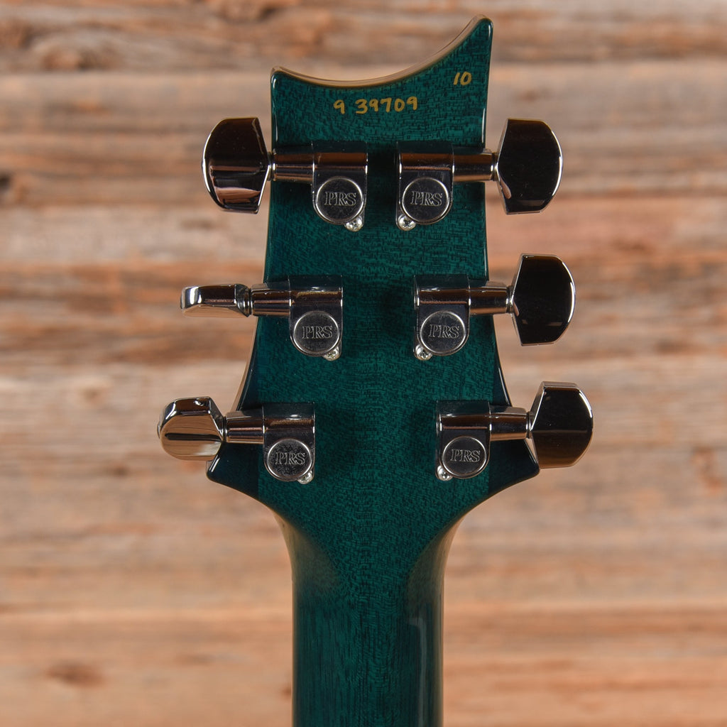 PRS Custom 24 10-Top Emerald Green 1999 - View 7 | MusicMarket