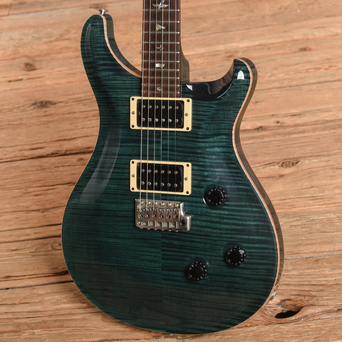 PRS Custom 24 10-Top Emerald Green 1999 - View 2 | MusicMarket