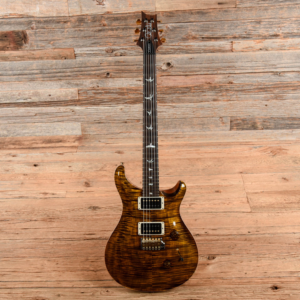 PRS Custom 24 10-Top Yellow Tiger 2023 - View 4 | MusicMarket