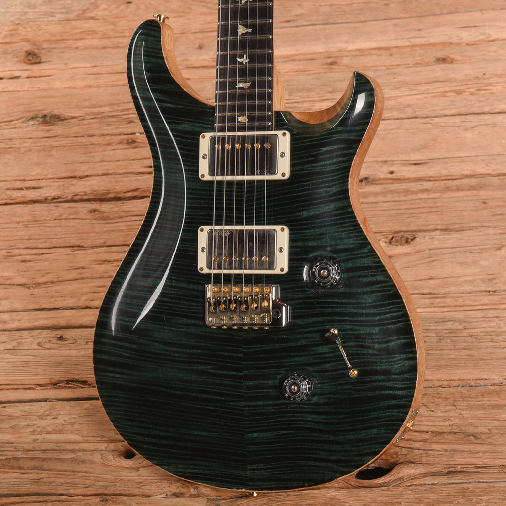 PRS Custom 24 Wood Library Slate Green 2016 - View 2 | MusicMarket