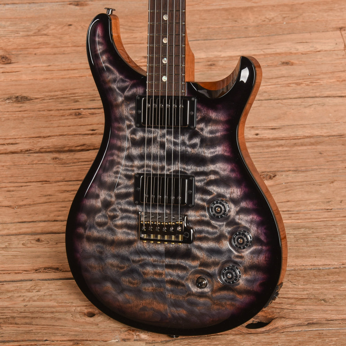PRS DGT David Grissom Tremolo 10-Top Charcoal Purple Burst 2025 - View 2 | MusicMarket