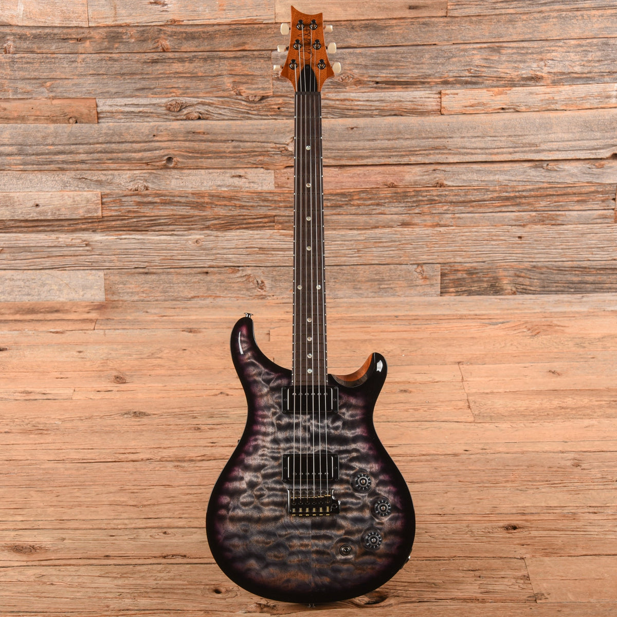 PRS DGT David Grissom Tremolo 10-Top Charcoal Purple Burst 2025 - View 4 | MusicMarket