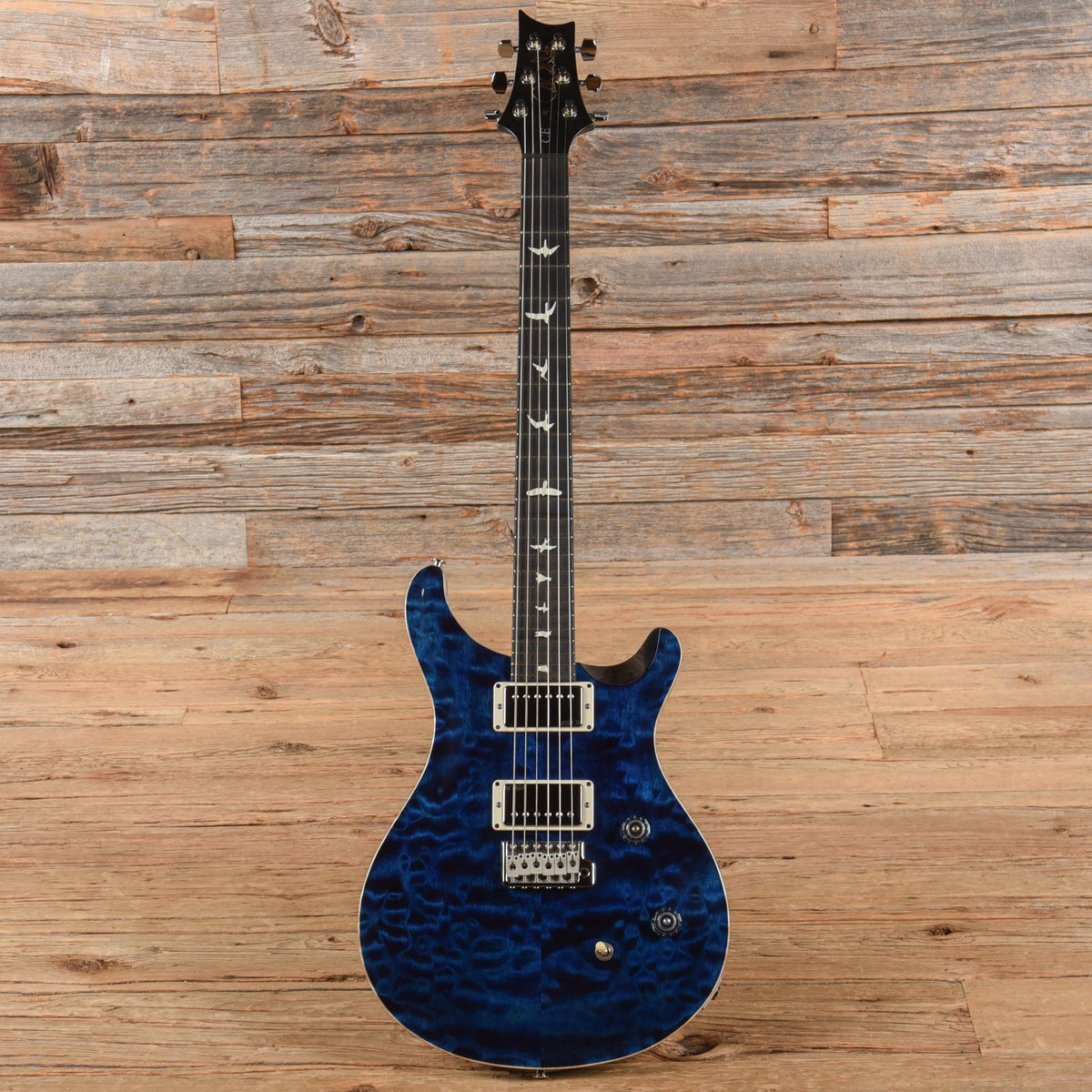 PRS Limited Edition CE 24 w/Wood Library Top Whale Blue 2023 - View 4 | MusicMarket