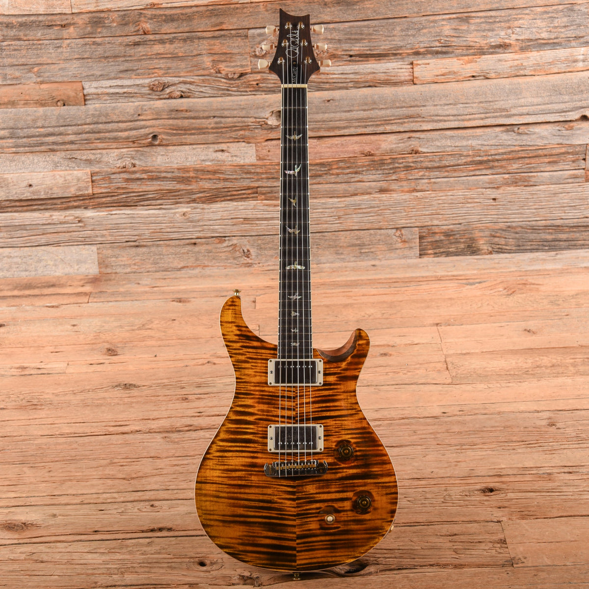 PRS McCarty 594 10-Top Yellow Tiger 2023 - View 4 | MusicMarket
