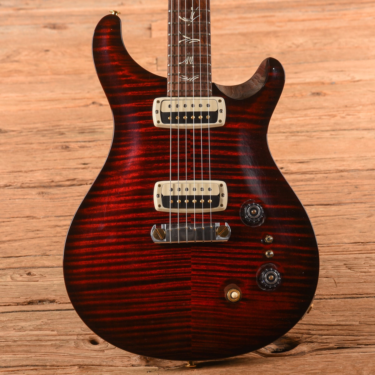 PRS Paul's Guitar 10-Top Fire Red Smokeburst Wrap 2024 - MusicMarket