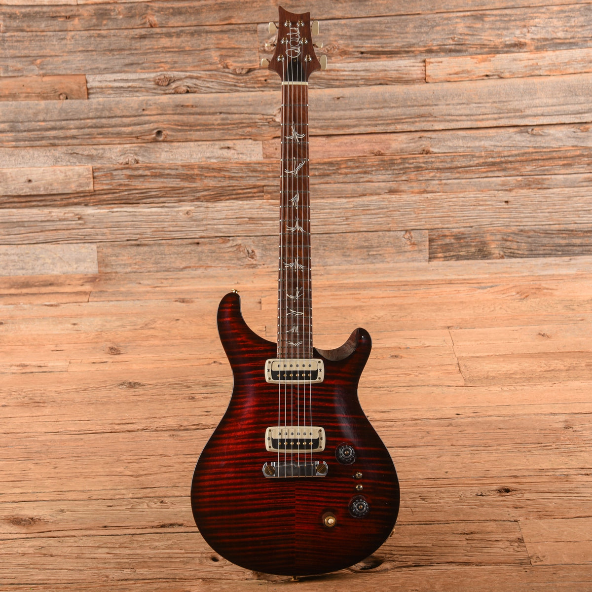 PRS Paul's Guitar 10-Top Fire Red Smokeburst Wrap 2024 - View 4 | MusicMarket