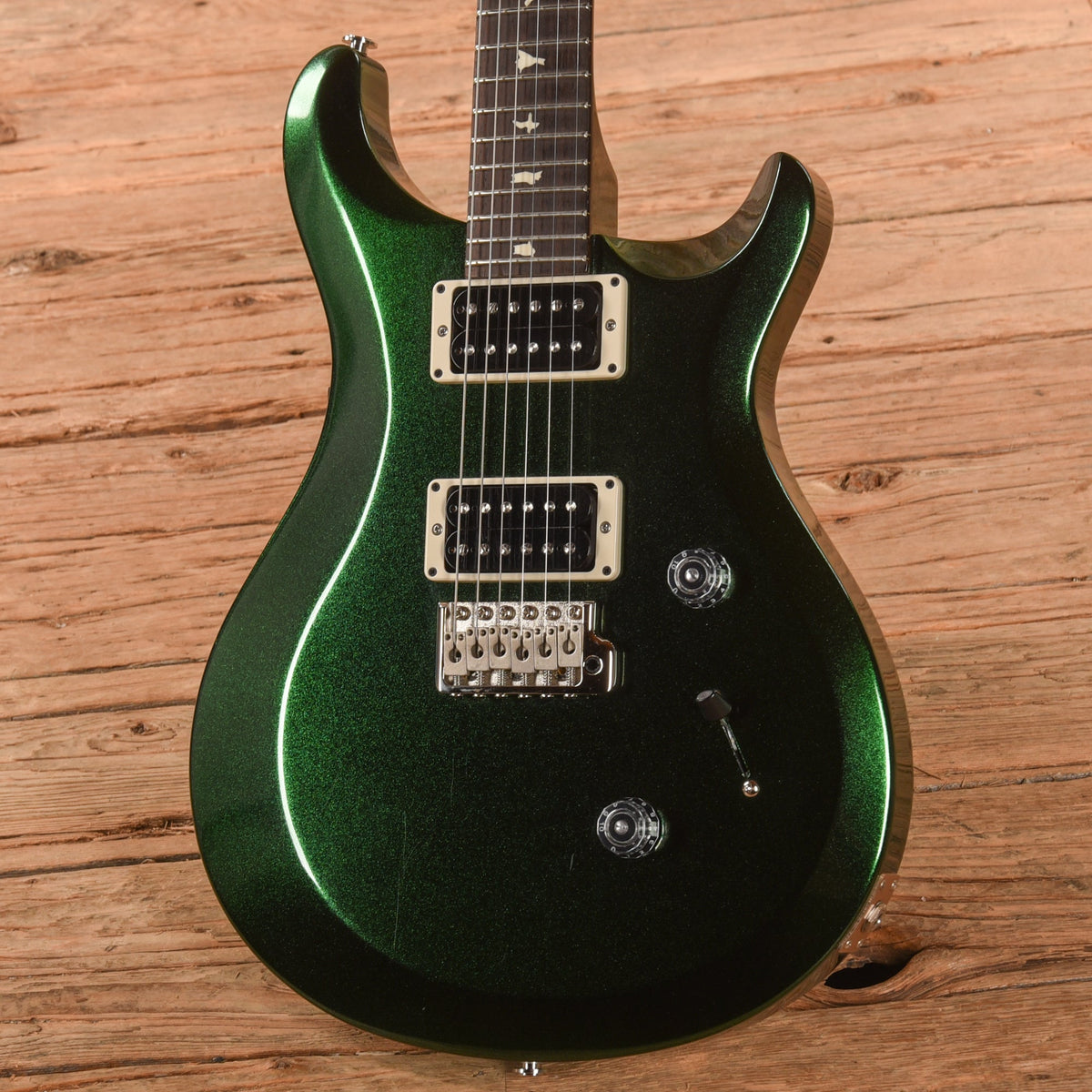 PRS S2 Custom 24 Custom Color Metallic Green 2021 - View 2 | MusicMarket