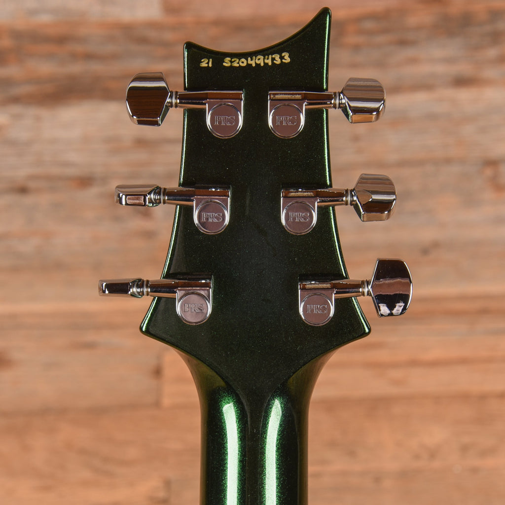 PRS S2 Custom 24 Custom Color Metallic Green 2021 - View 7 | MusicMarket