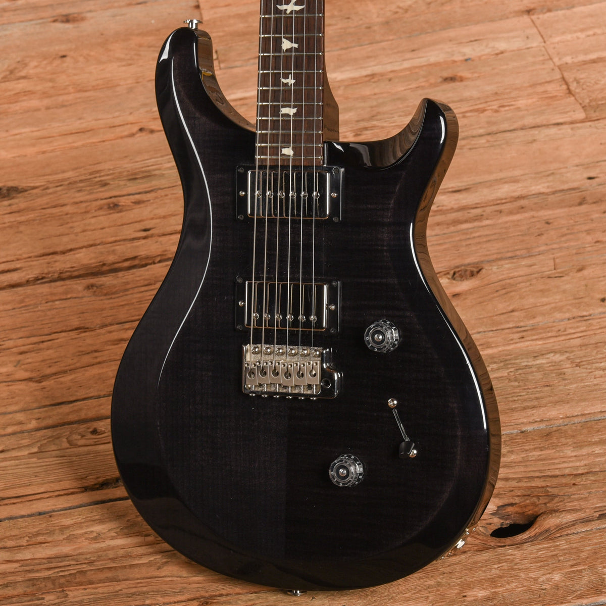 PRS S2 Custom 24 Faded Gray Black Burst 2016 - View 2 | MusicMarket