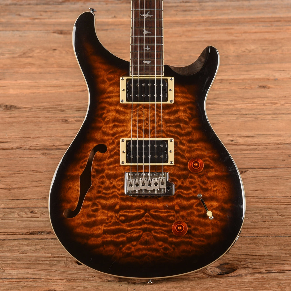 PRS SE Custom 22 Semi-Hollow Sunburst - MusicMarket