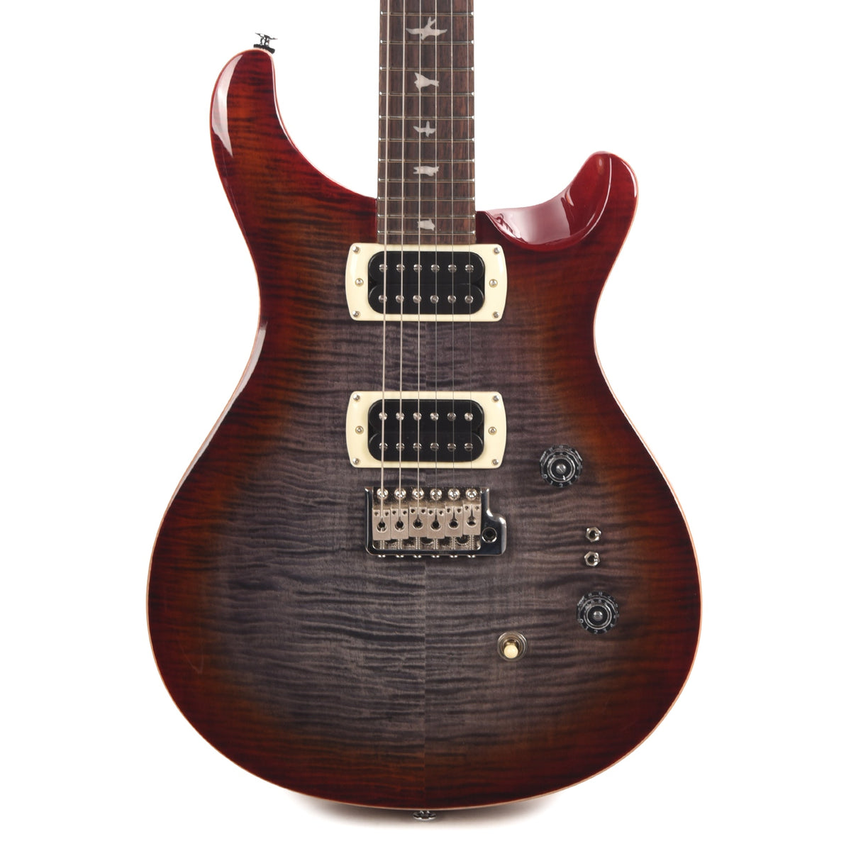 PRS SE Custom 24-08 Charcoal Cherry Burst - View 2 | MusicMarket