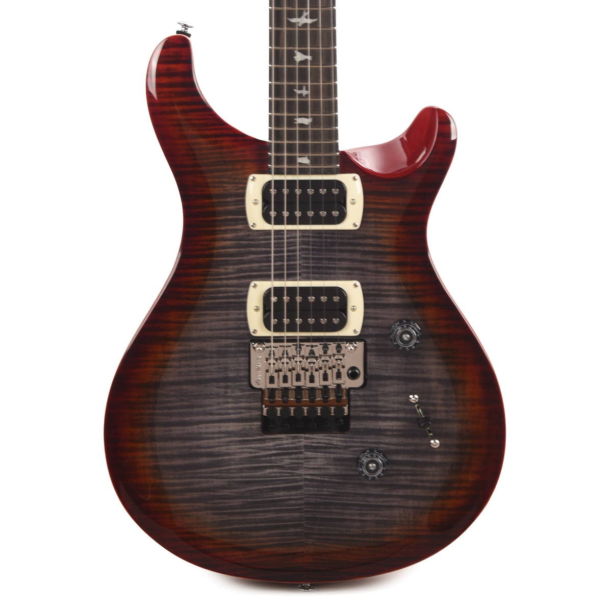 PRS SE Custom 24 "Floyd" Charcoal Cherry Burst - View 2 | MusicMarket