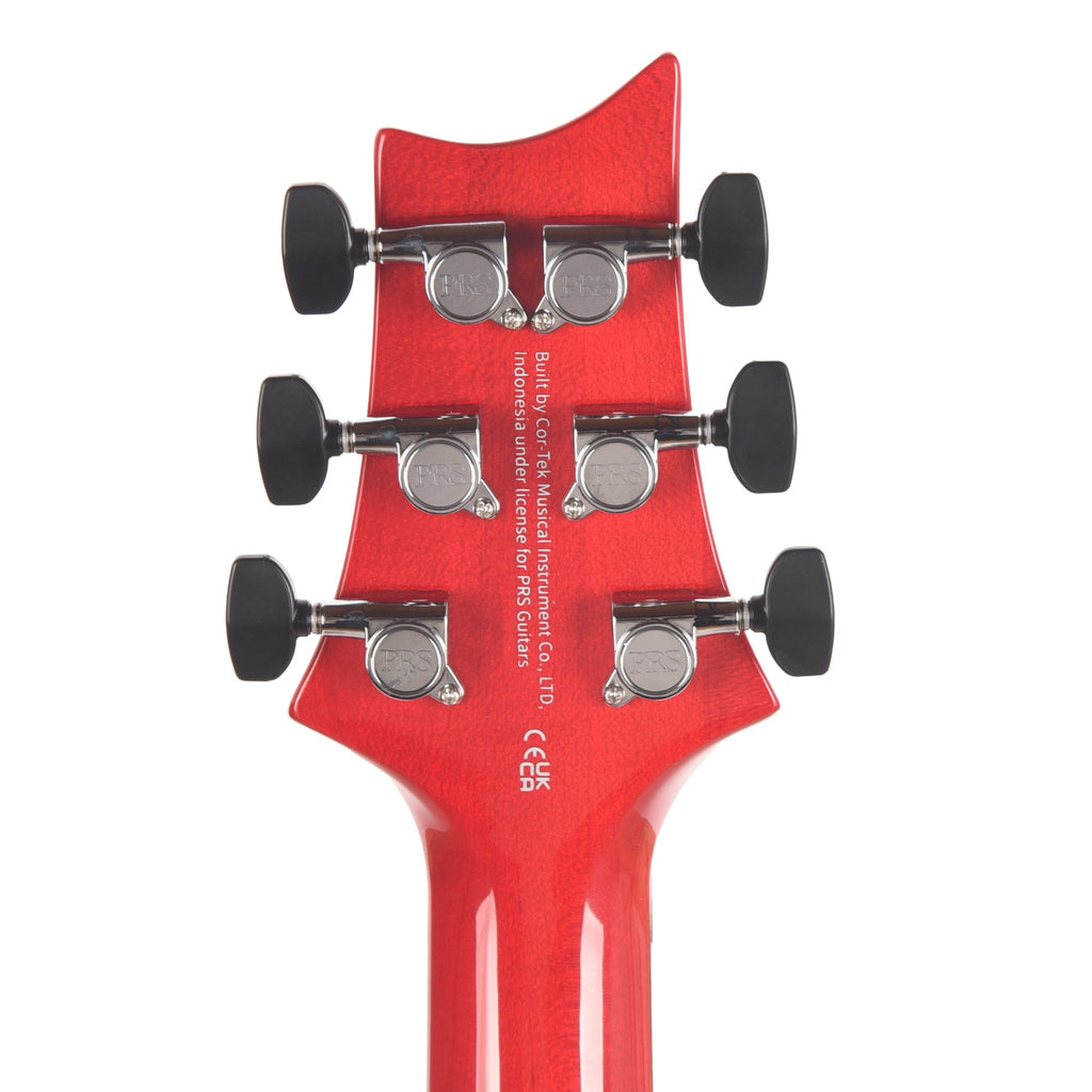 PRS SE Custom 24 "Floyd" Charcoal Cherry Burst - View 7 | MusicMarket