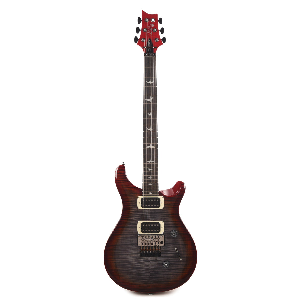 PRS SE Custom 24 "Floyd" Charcoal Cherry Burst - View 4 | MusicMarket