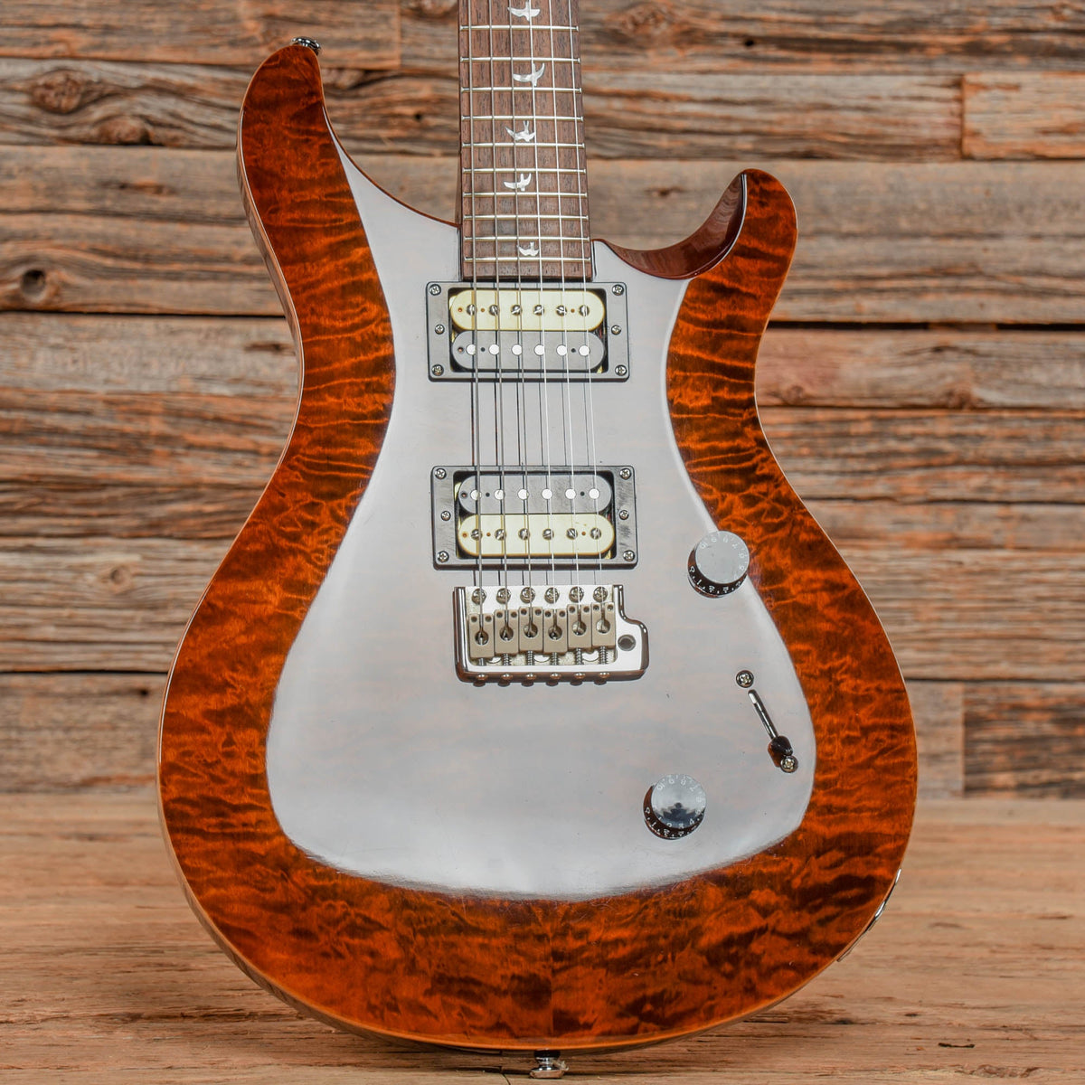 PRS SE Custom 24 Quilt Brown - View 8 | MusicMarket