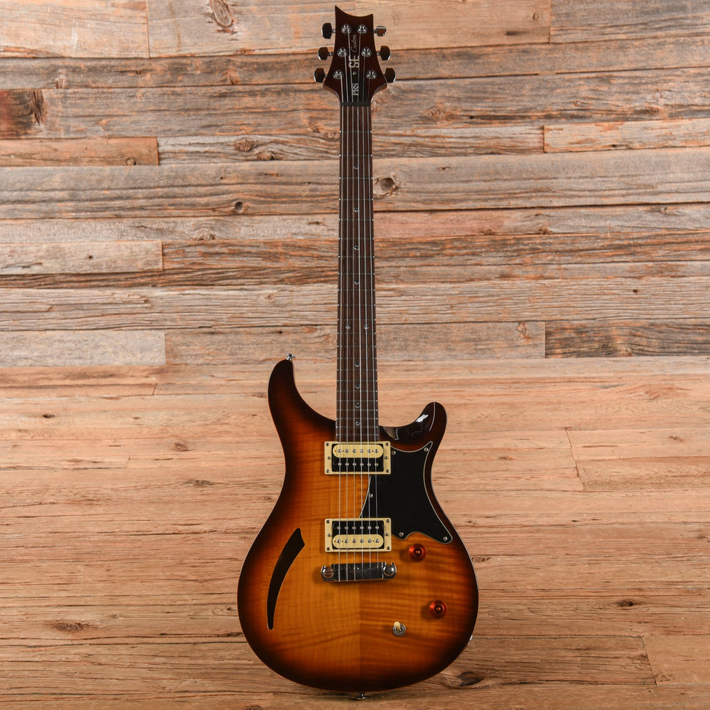 PRS SE Custom Semi-Hollow Sunburst - View 4 | MusicMarket