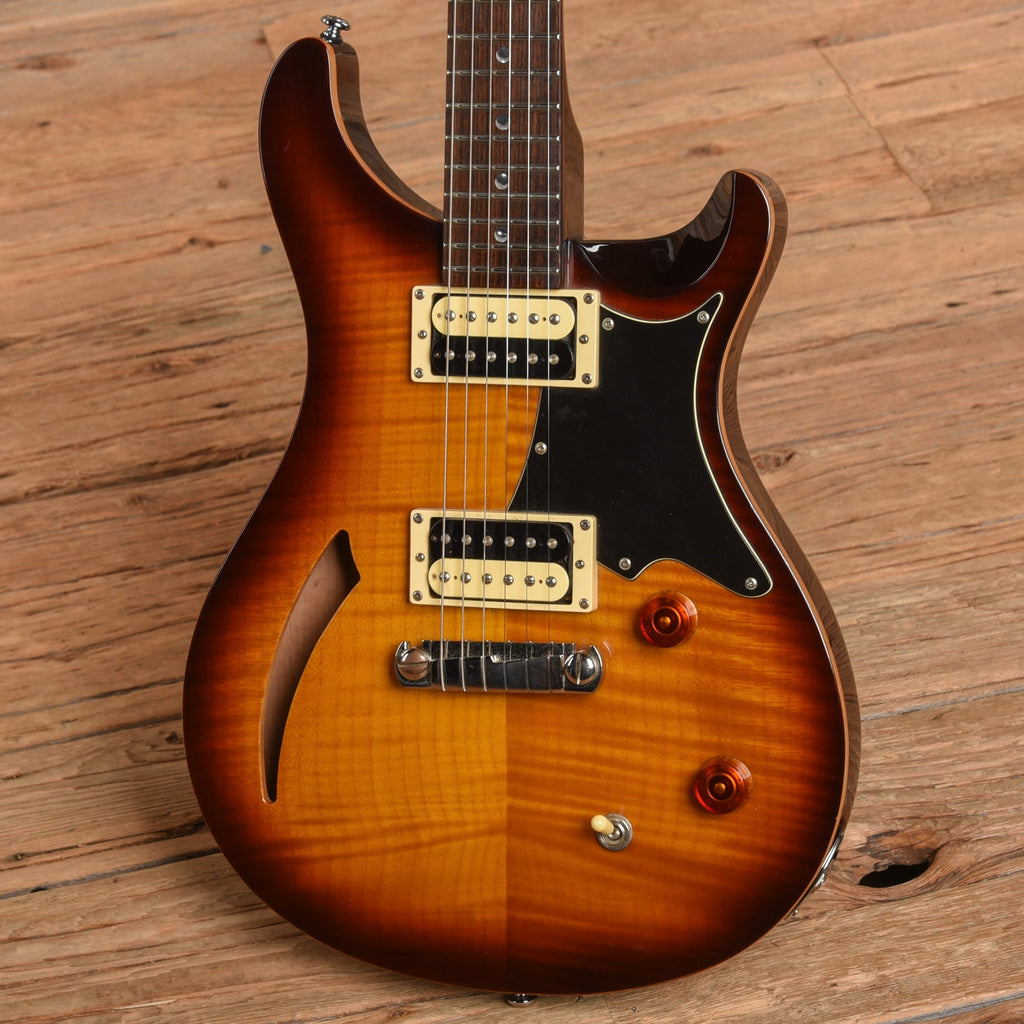 PRS SE Custom Semi-Hollow Sunburst - View 2 | MusicMarket