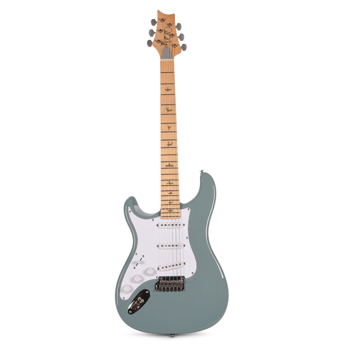 PRS SE Silver Sky Maple LEFTY Stone Blue - View 4 | MusicMarket