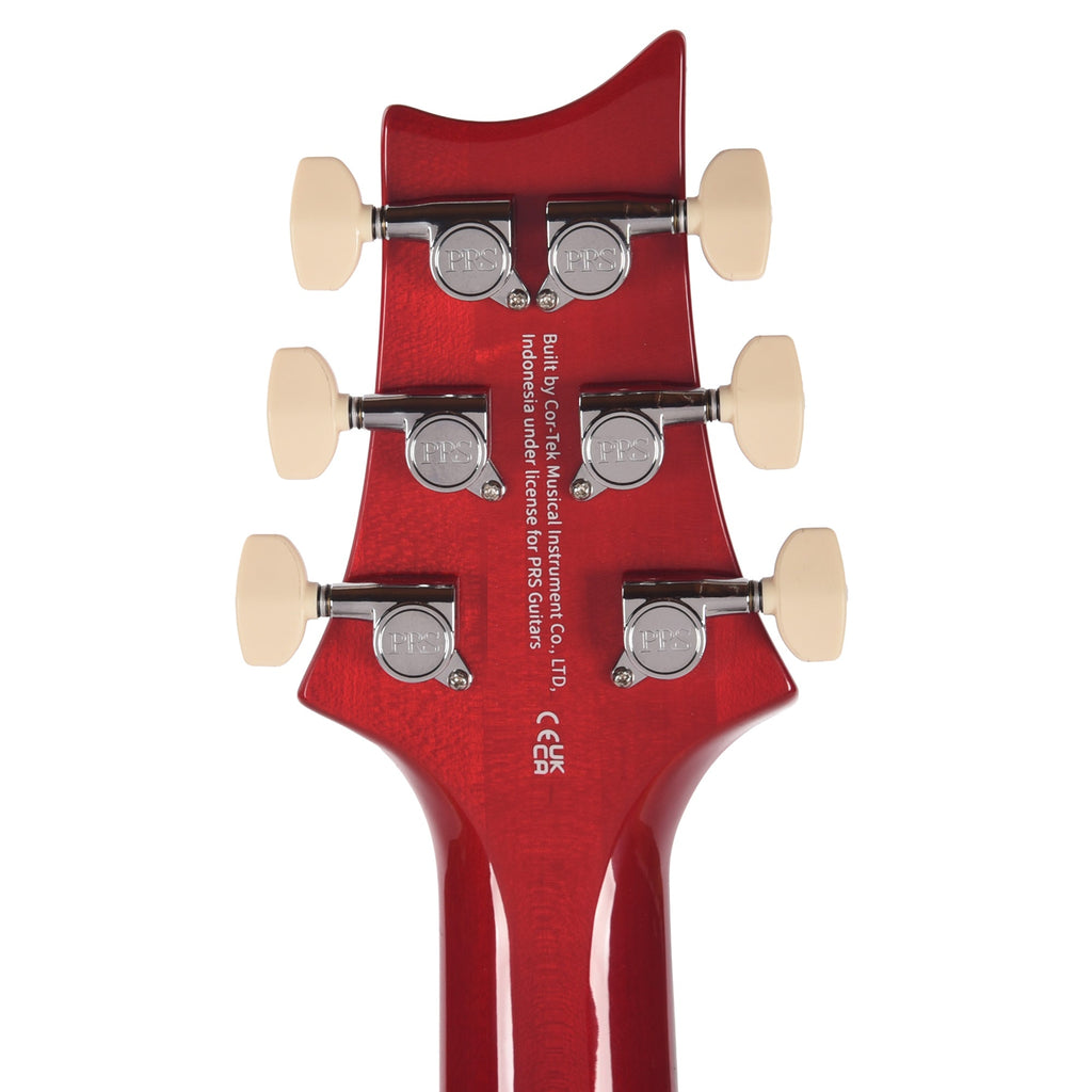 PRS SE Studio Charcoal Cherry Burst - View 7 | MusicMarket