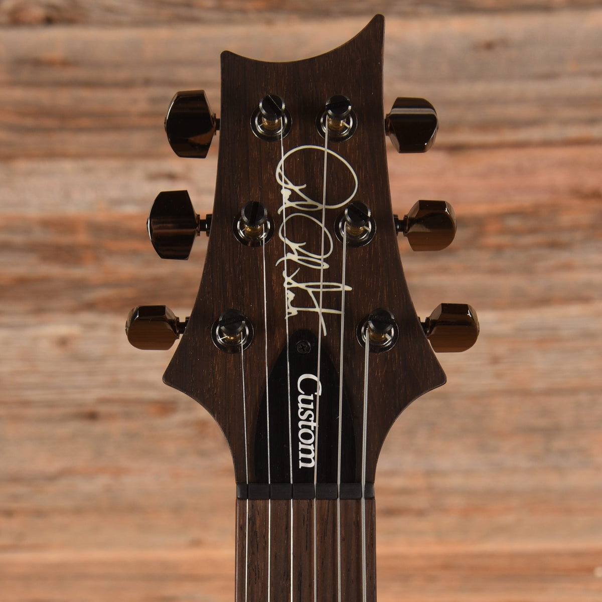 PRS Wood Library Custom 24 10-Top Satin w/Brazilian Rosewood Fretboard Purple Burst 2023 LEFTY - View 6 | MusicMarket