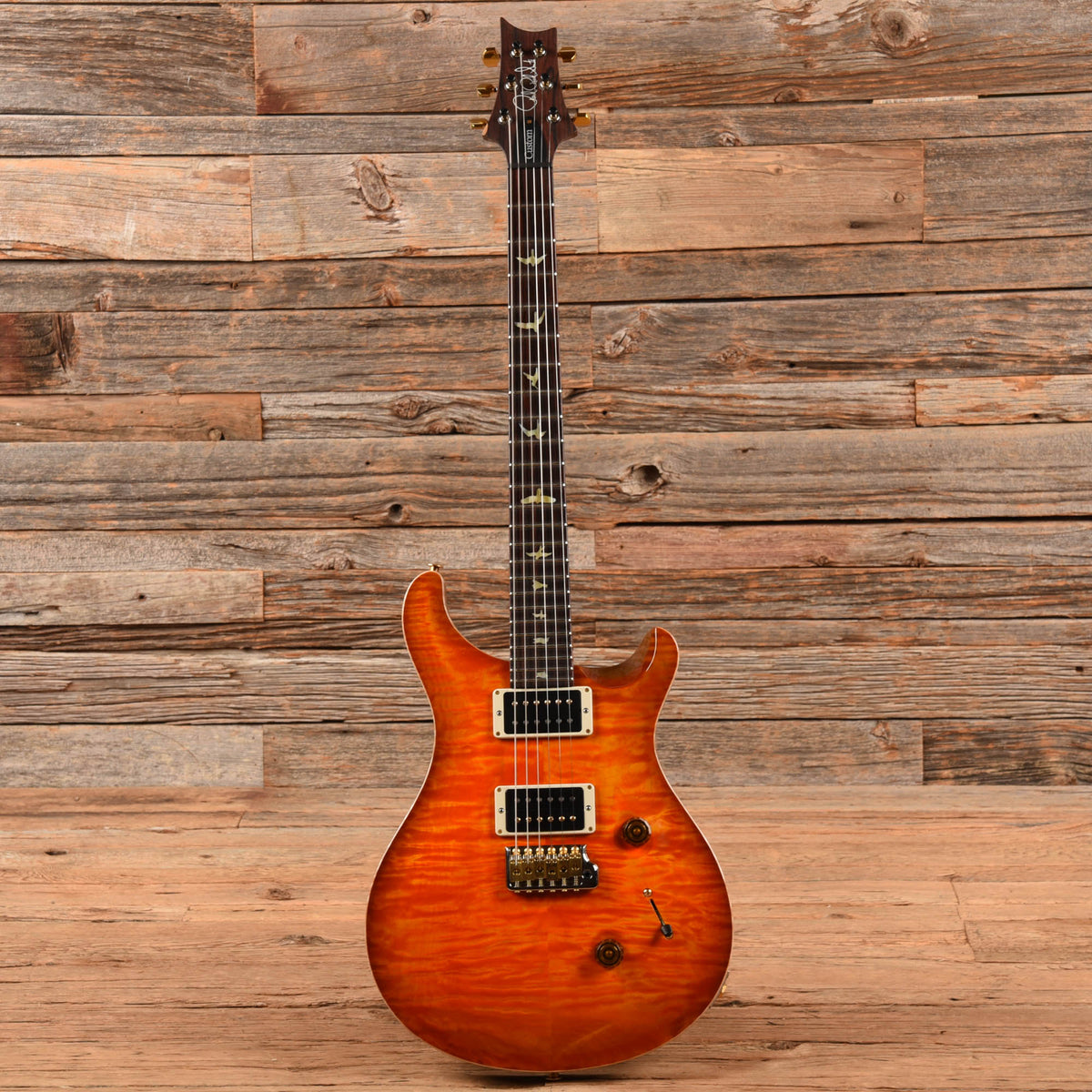 PRS Wood Library Custom 24 10-Top Solana Burst 2023 - View 4 | MusicMarket