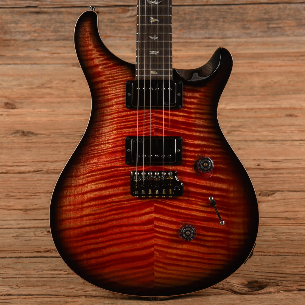 PRS Wood Library Custom 24 Blood Orange Smokeburst 2023 - MusicMarket
