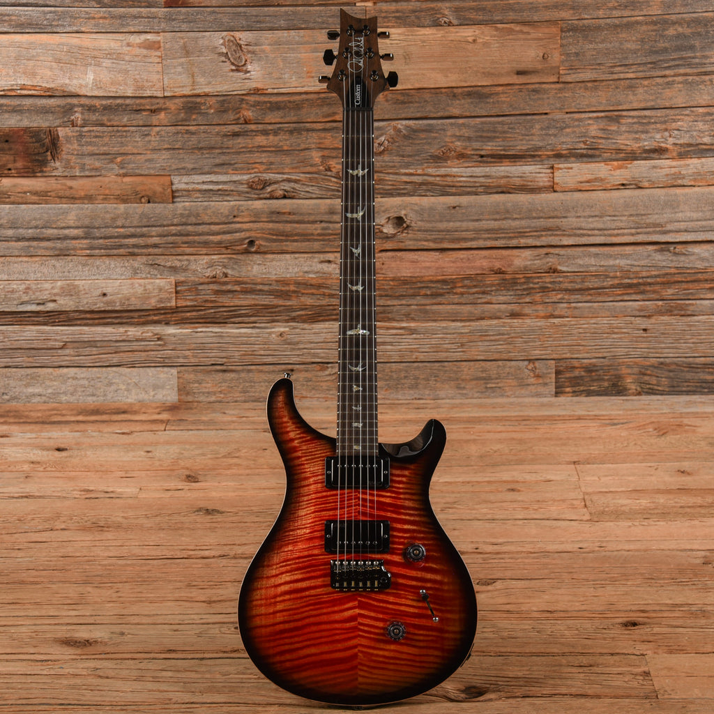 PRS Wood Library Custom 24 Blood Orange Smokeburst 2023 - View 4 | MusicMarket