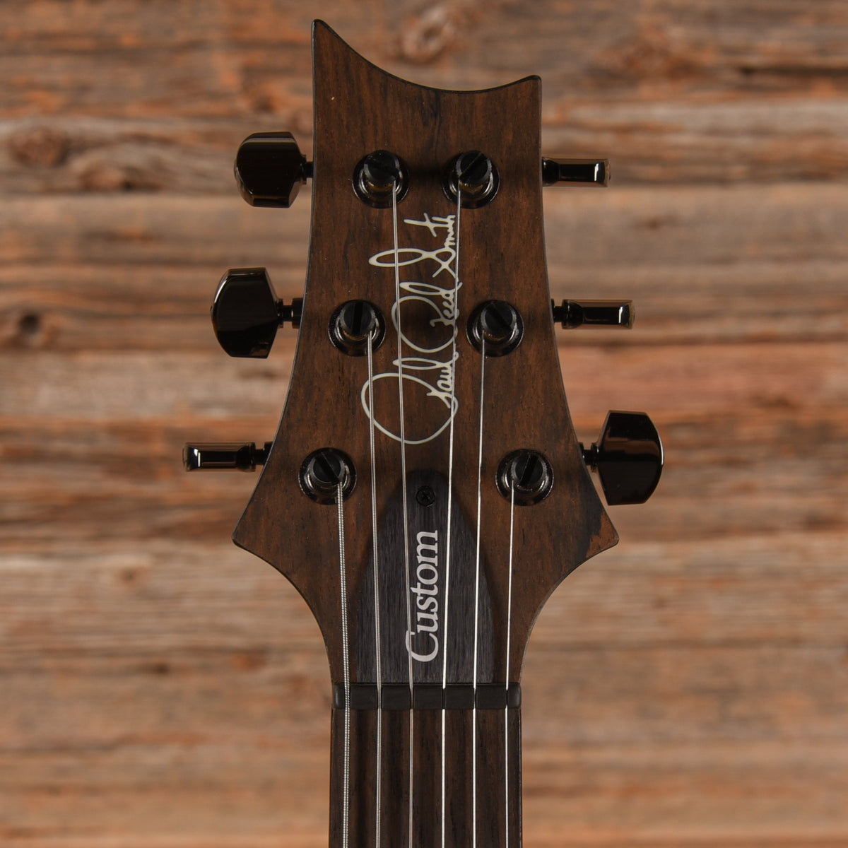 PRS Wood Library Custom 24 Blood Orange Smokeburst 2023 - View 6 | MusicMarket