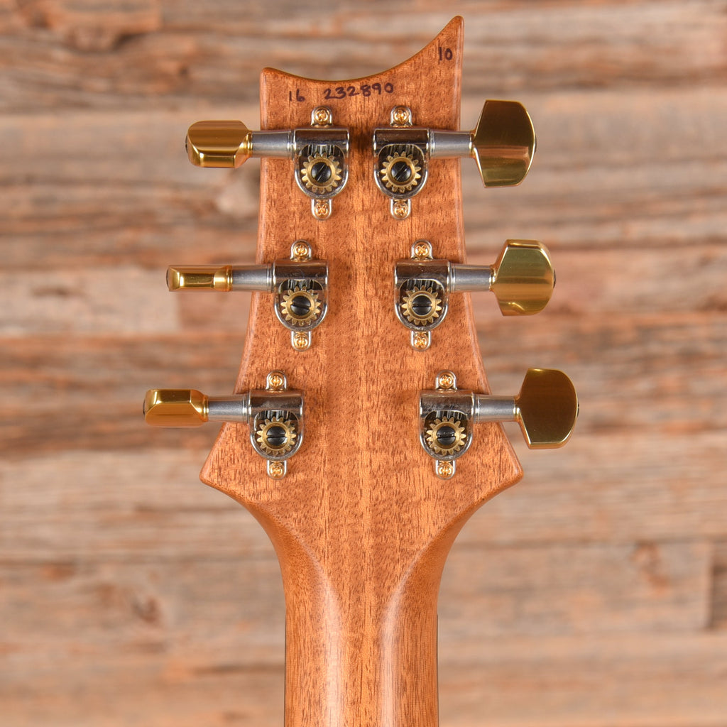 PRS Wood Library Custom 24 Fatback 10-Top Slate Blue Satin 2016 - View 7 | MusicMarket