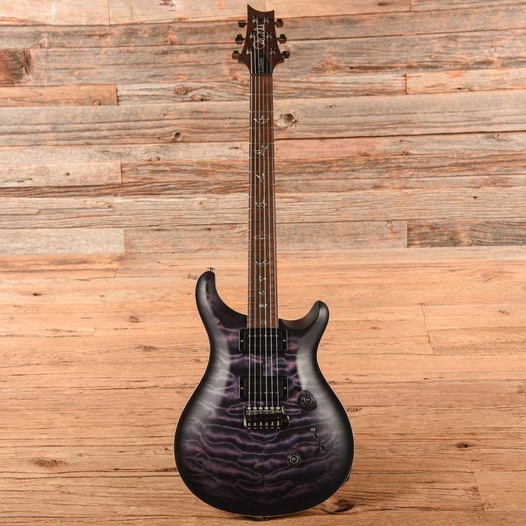 PRS Wood Library Custom 24 w/Brazilian Rosewood Fretboard Satin Purple Mist 2023 - View 4 | MusicMarket