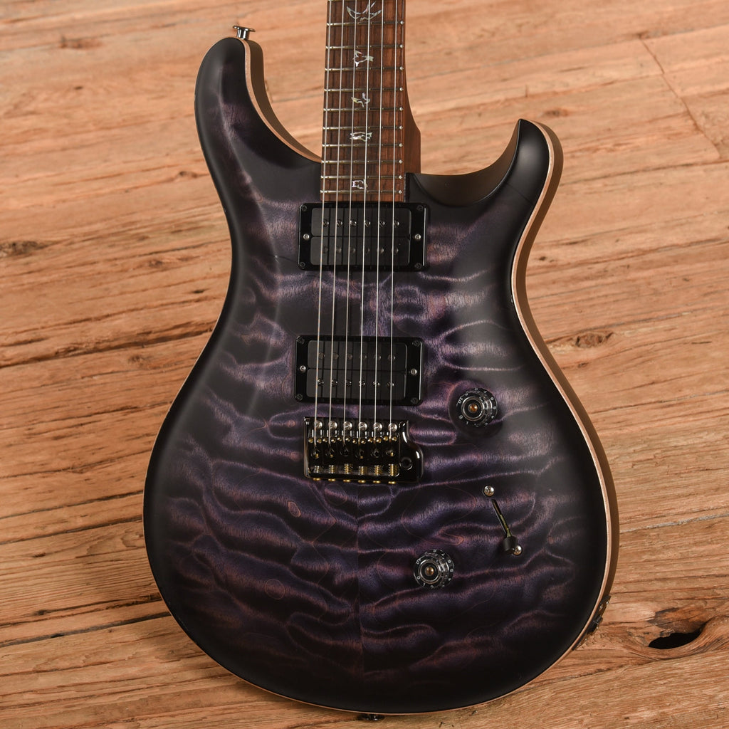 PRS Wood Library Custom 24 w/Brazilian Rosewood Fretboard Satin Purple Mist 2023 - View 2 | MusicMarket