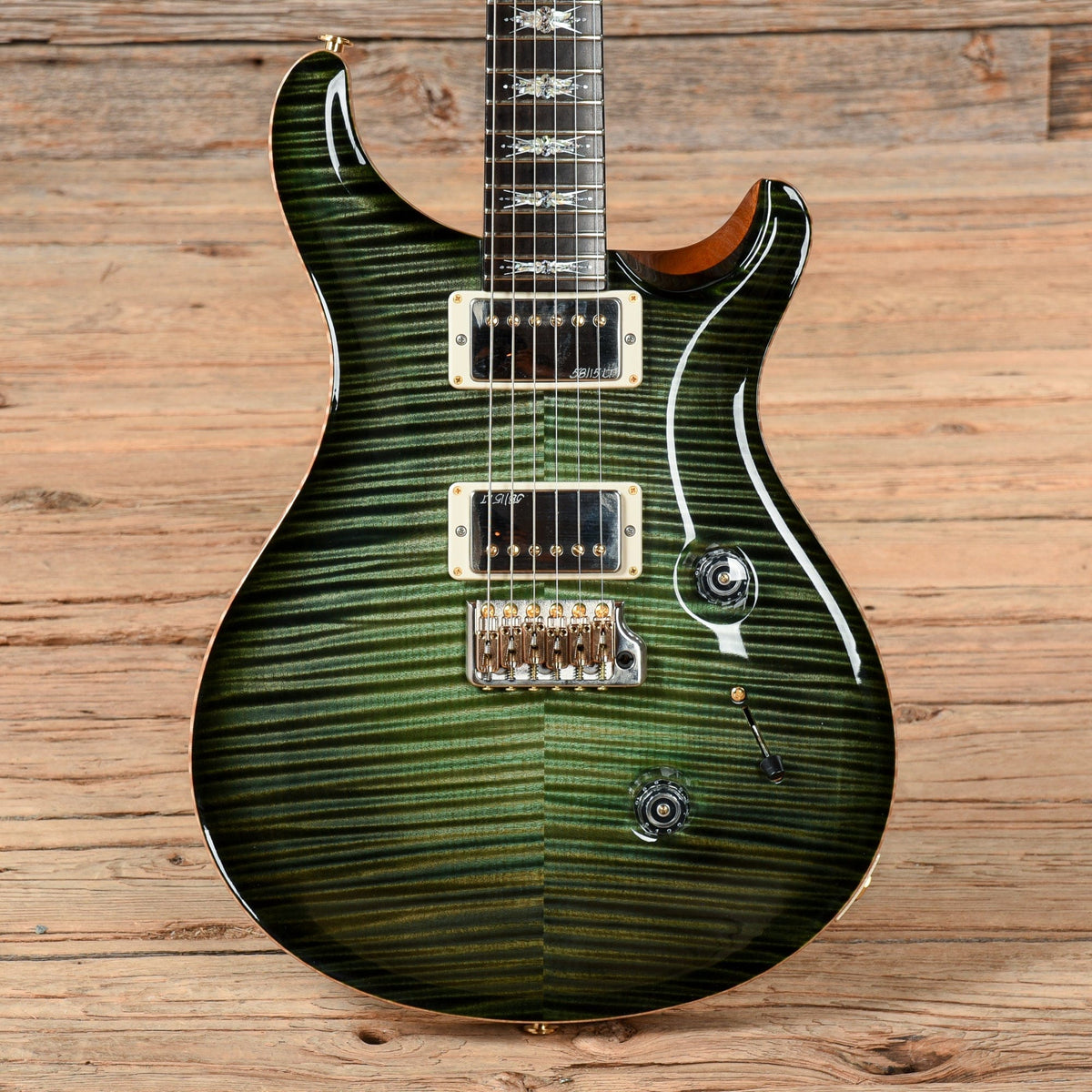 PRS Lotus Knot Custom 24 Sage Green - MusicMarket