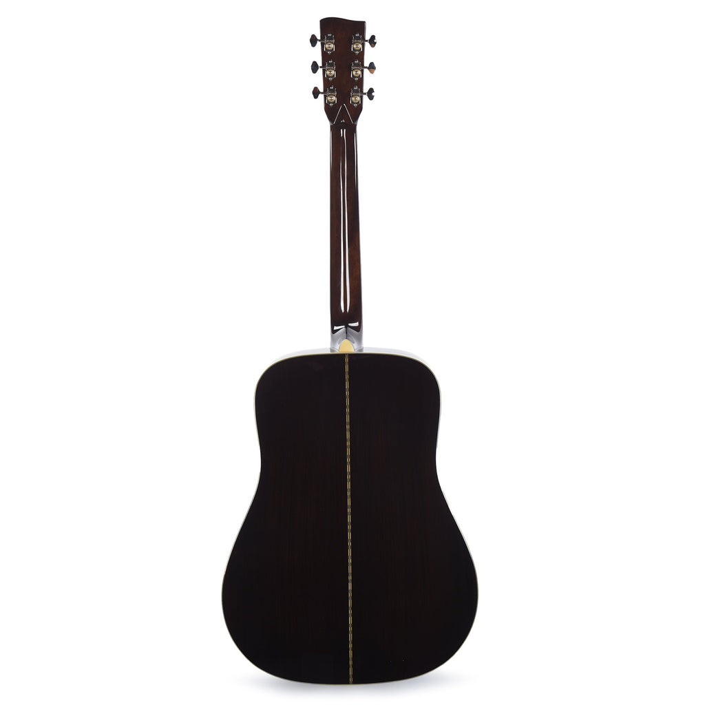 Recording King Deluxe All Solid Dreadnought Aged Adirondack Spruce/Rosewood - View 5 | MusicMarket
