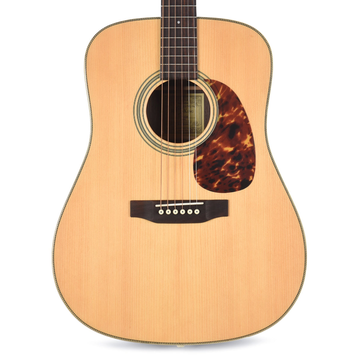 Recording King Deluxe All Solid Dreadnought Aged Adirondack Spruce/Rosewood - MusicMarket