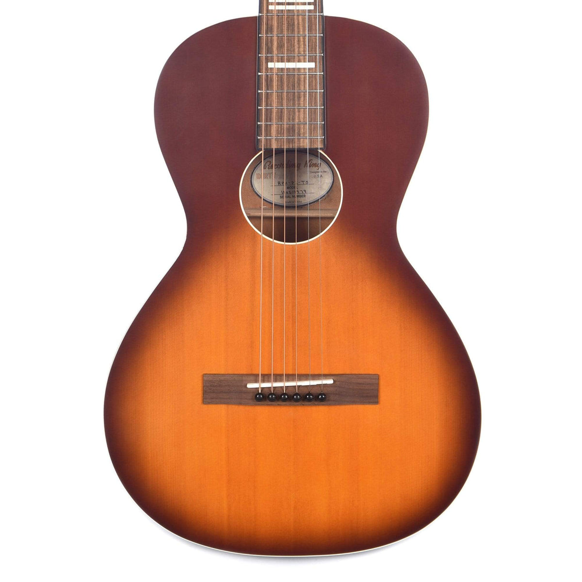 Recording King Dirty 30's Series 7 Parlor Tobacco Sunburst - MusicMarket