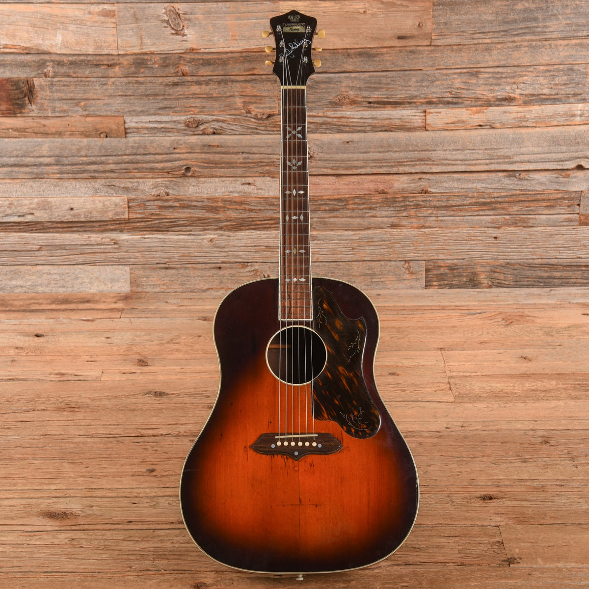 Recording King Ray Whitley Model 1027 Sunburst 1940 - View 4 | MusicMarket