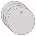 Remo 18" Powerstroke P3 Classic Coated Bass Drumhead w/No Stripe (4 Pack Bundle) - MusicMarket