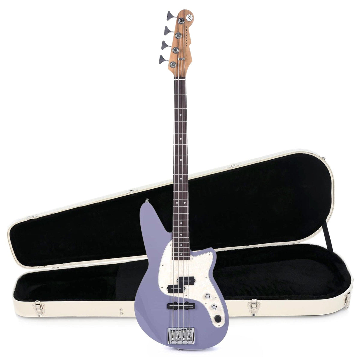 Reverend Decision P Bass Periwinkle Hardshell Case Bundle - MusicMarket