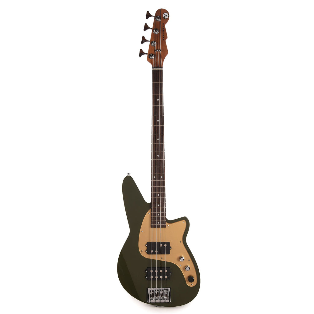 Reverend Mercalli 4 Army Green Bass Guitar - View 4 | MusicMarket