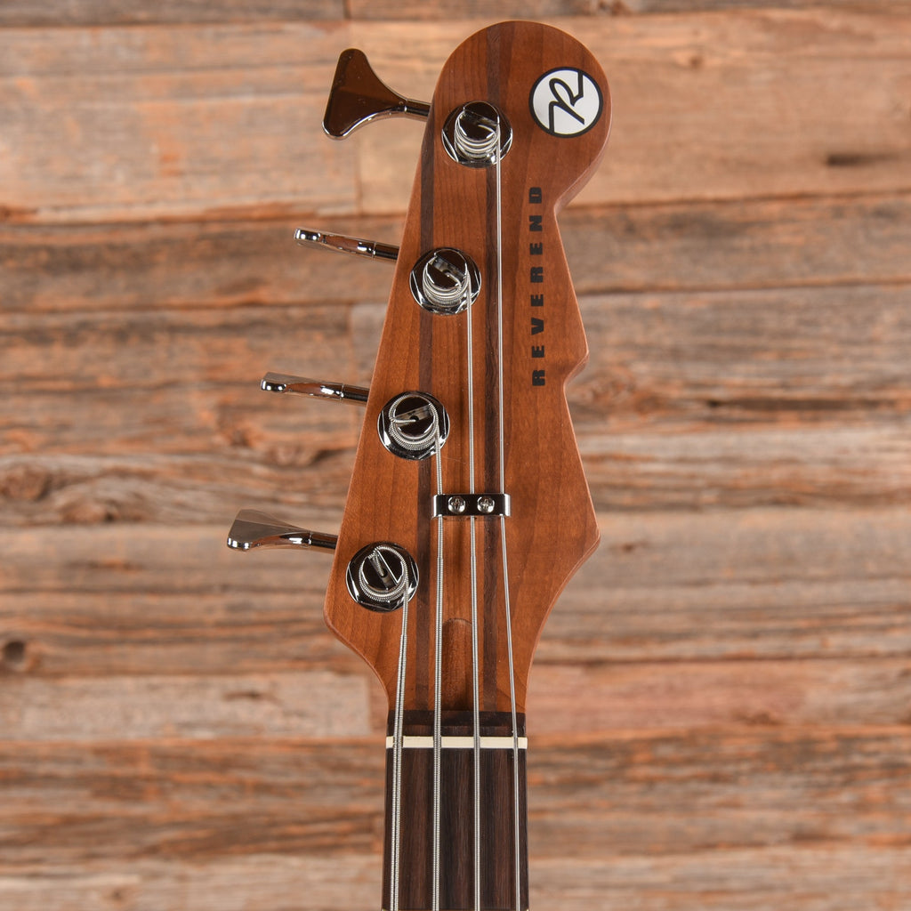 Reverend Mercalli 4 Bass Metallic Alpine - View 6 | MusicMarket