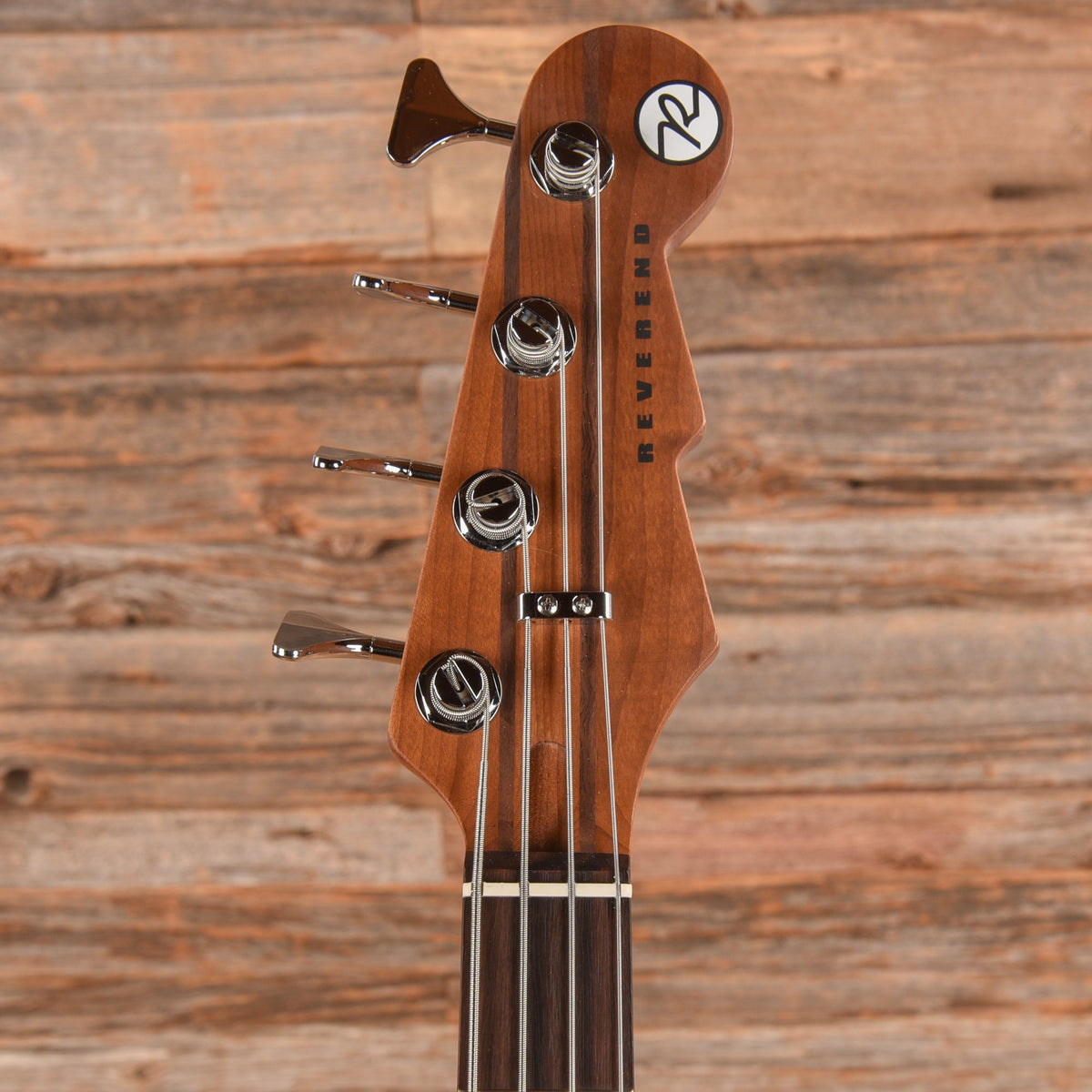 Reverend Mercalli 4 Bass Metallic Alpine - View 6 | MusicMarket