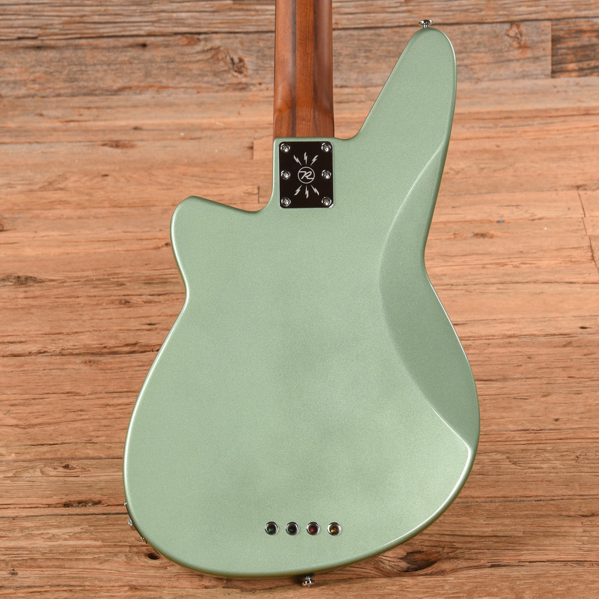 Reverend Mercalli 4 Bass Metallic Alpine - View 3 | MusicMarket