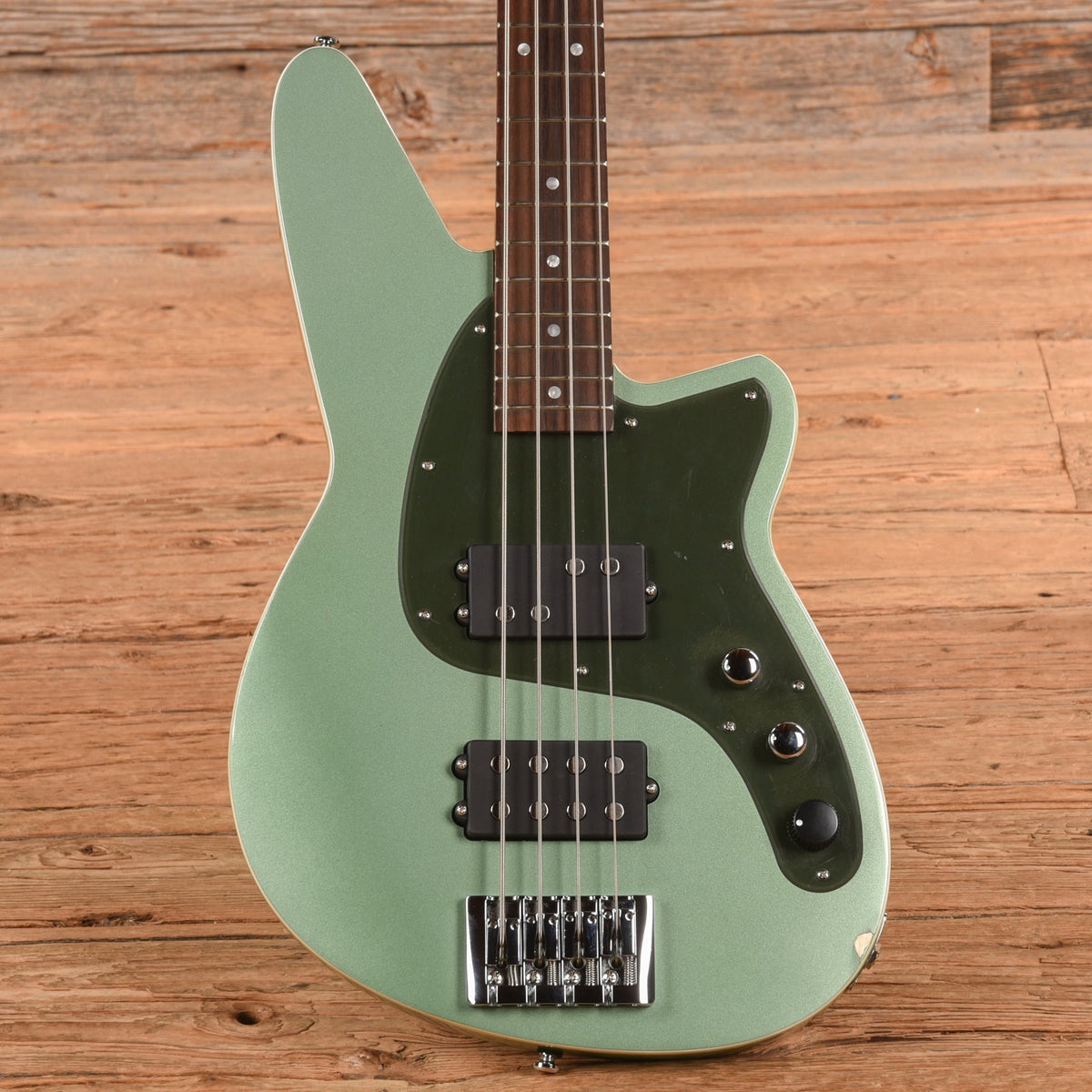 Reverend Mercalli 4 Bass Metallic Alpine - MusicMarket