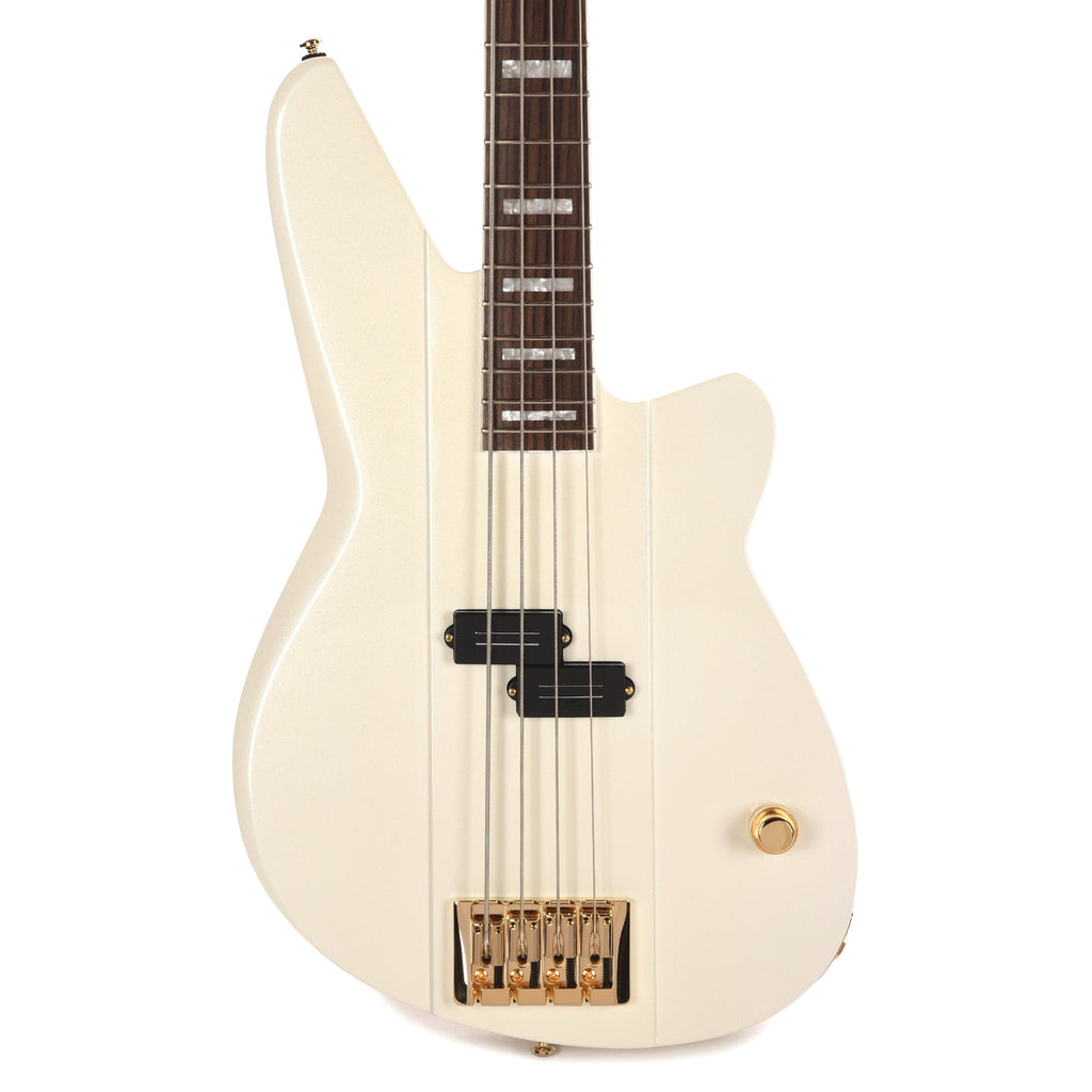 Reverend Meshell Ndegeocello Fellowship Bass Guitar Pearl White - View 2 | MusicMarket