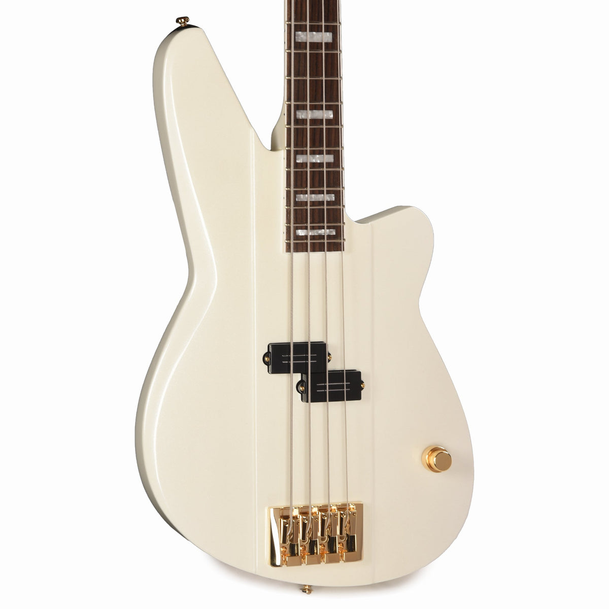 Reverend Meshell Ndegeocello Fellowship Bass Guitar Pearl White - MusicMarket